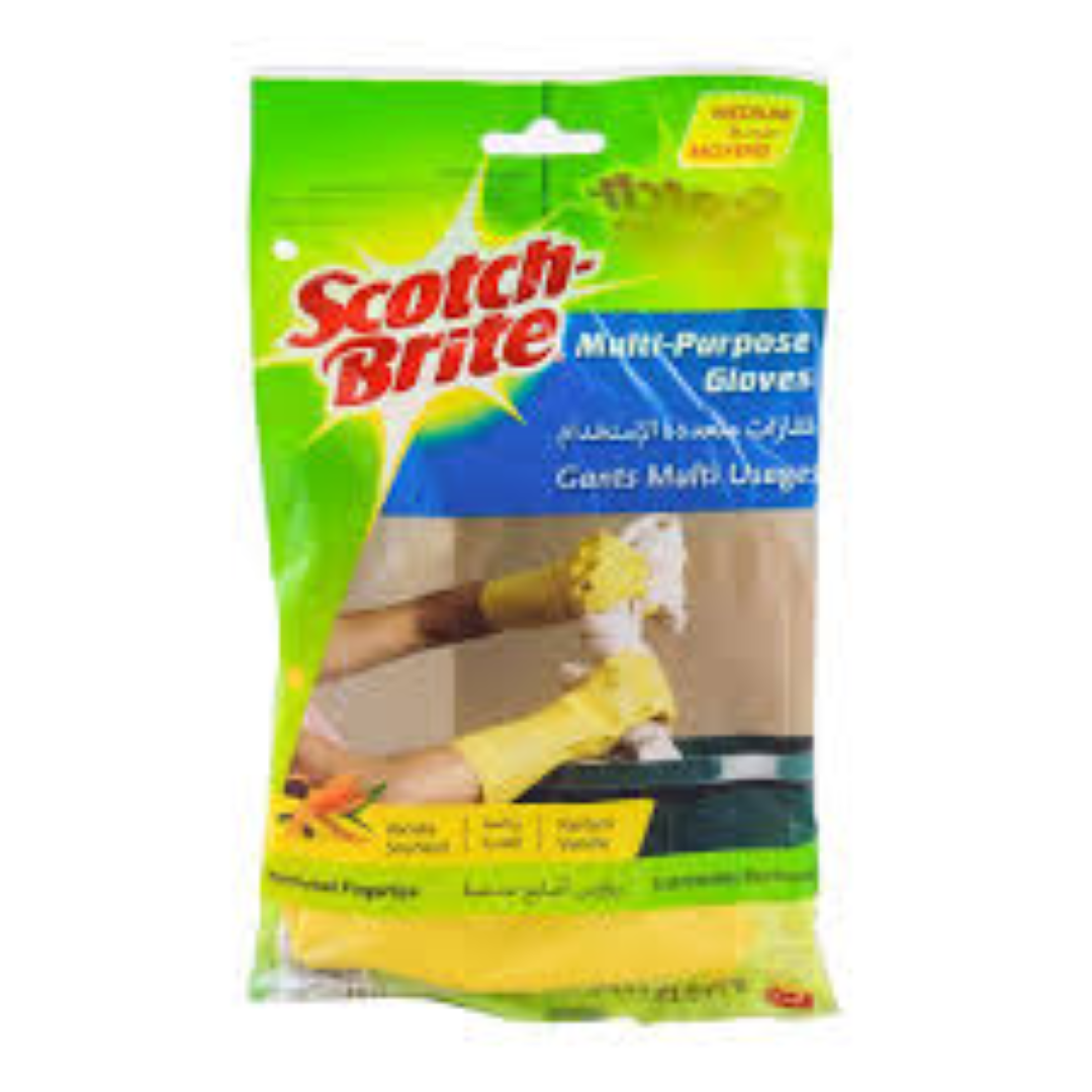 SCOTCH BRITE MULTIPURPOSE GLOVES MEDIUM